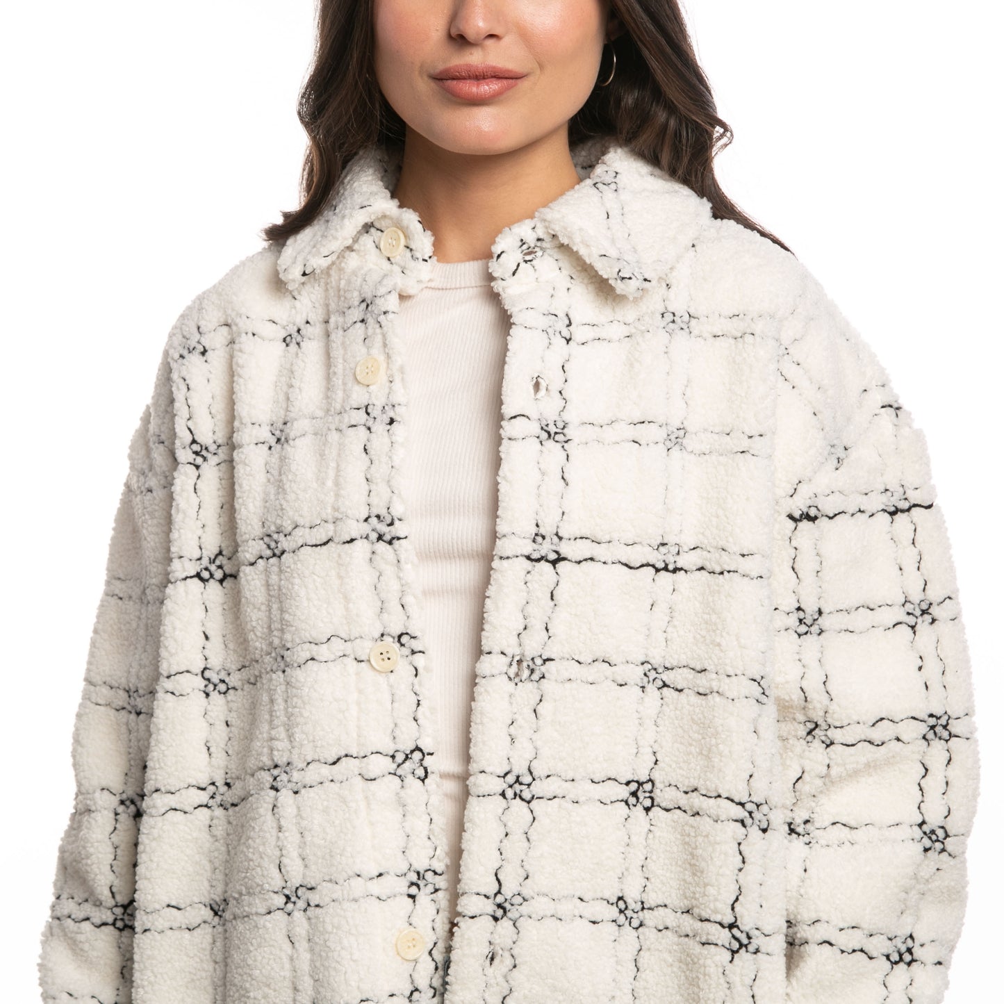 Campera Liviana Alma Sherpa Jacket