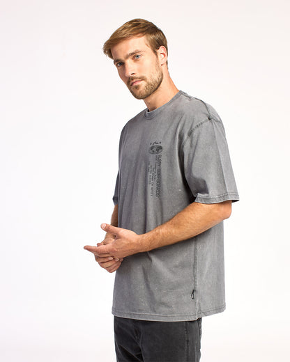 Remera Ticket Rx Process Grey
