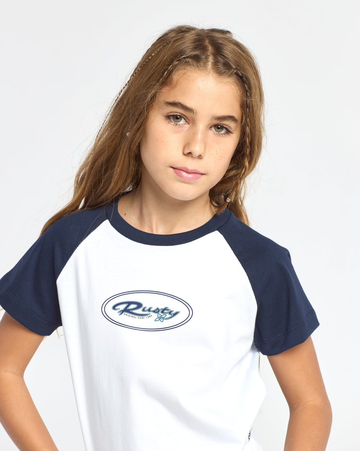 Remera Tuff Raglan Baby Girls White