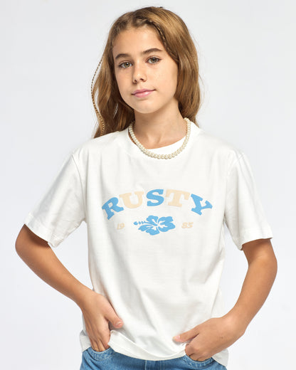 Remera Loco Standard Girls Ecru