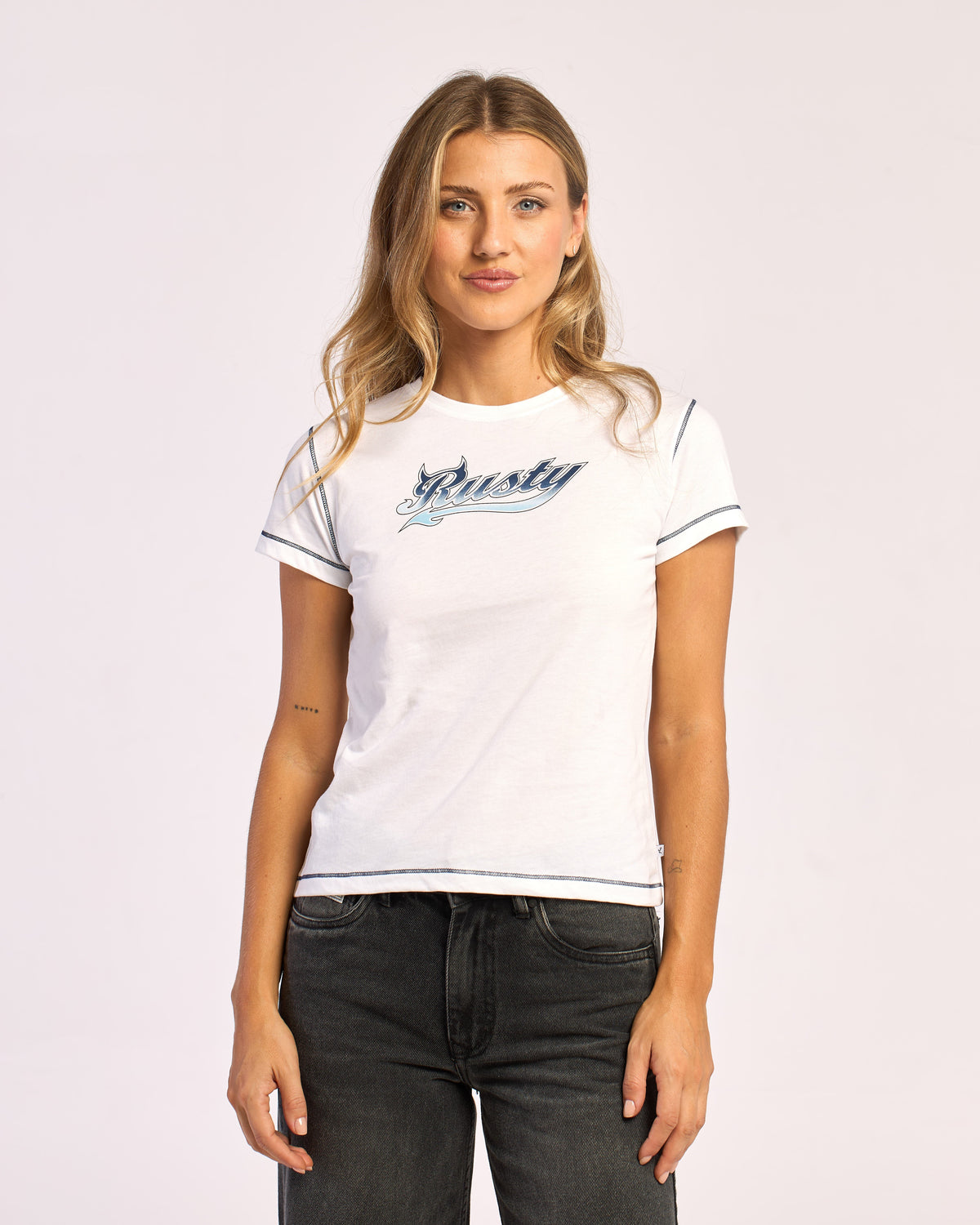 Remera Horny Devil Baby White