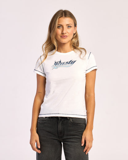 Remera Horny Devil Baby White