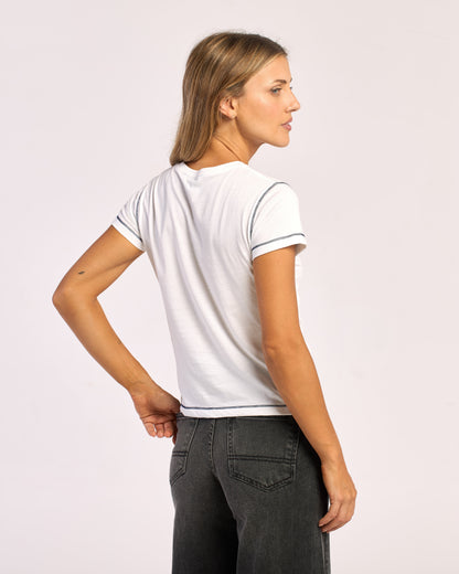 Remera Horny Devil Baby White