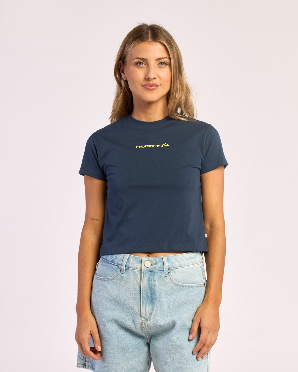 Remera Essentials Relaxed Mini 2.0 Navy