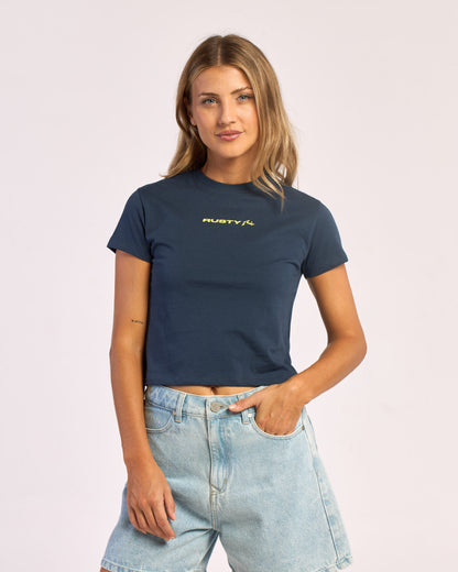 Remera Essentials Relaxed Mini 2.0 Navy