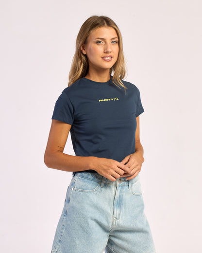 Remera Essentials Relaxed Mini 2.0 Navy