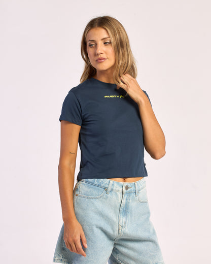 Remera Essentials Relaxed Mini 2.0 Navy