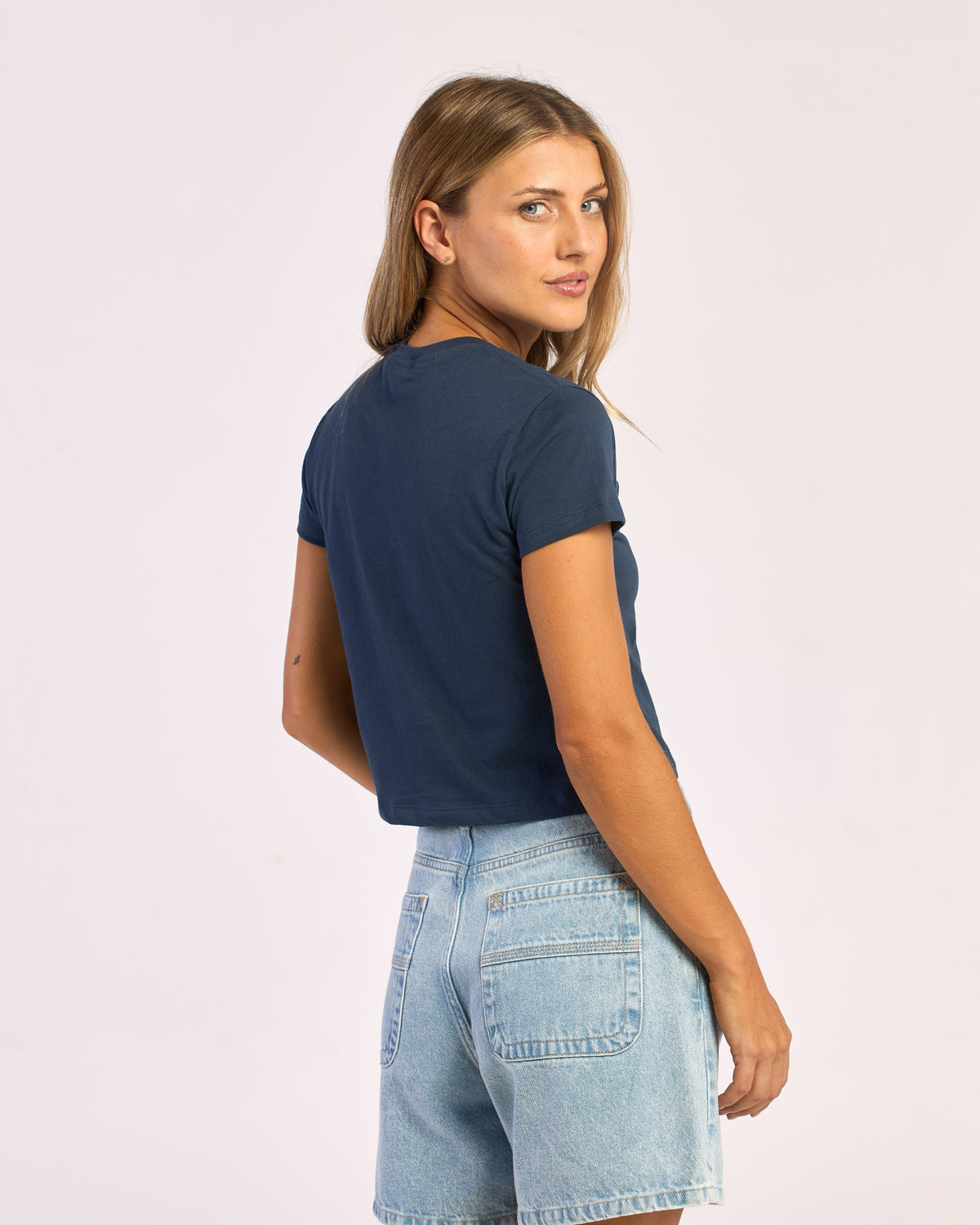 Remera Essentials Relaxed Mini 2.0 Navy