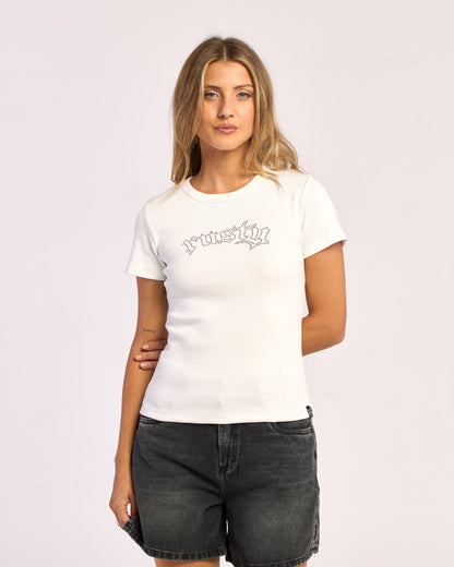 Remera Raise The Ford Baby Ecru