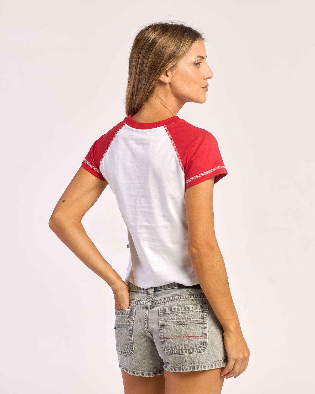 Remera Out Of Practice Ranglan White