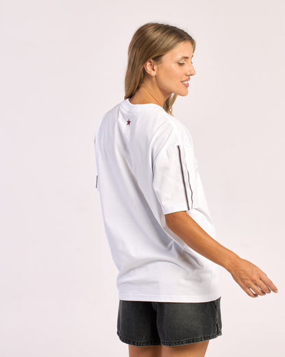 Remera Wavers Tide Oversize White