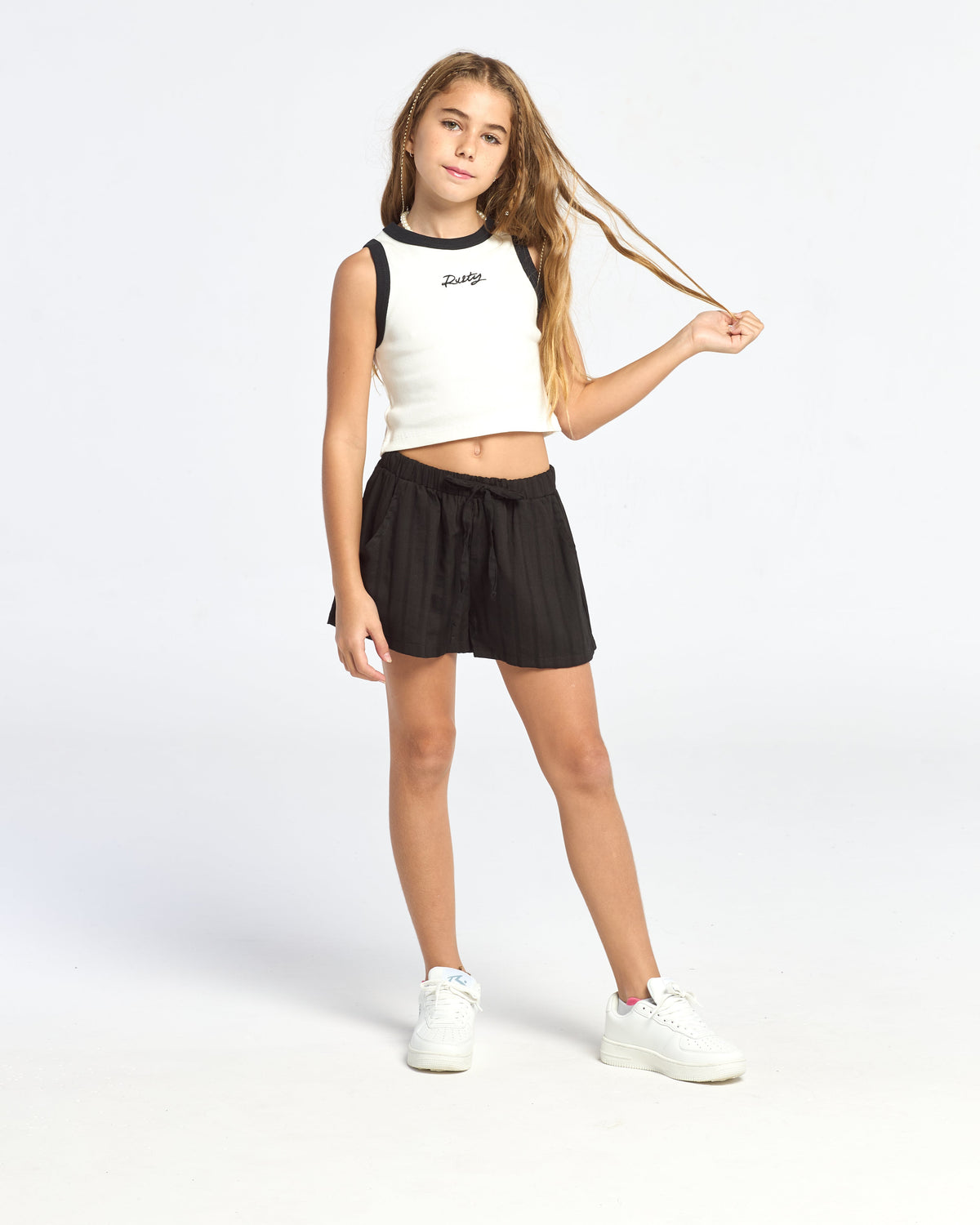 Musculosa Brand Racer 2.0 Tank Girls Ecru