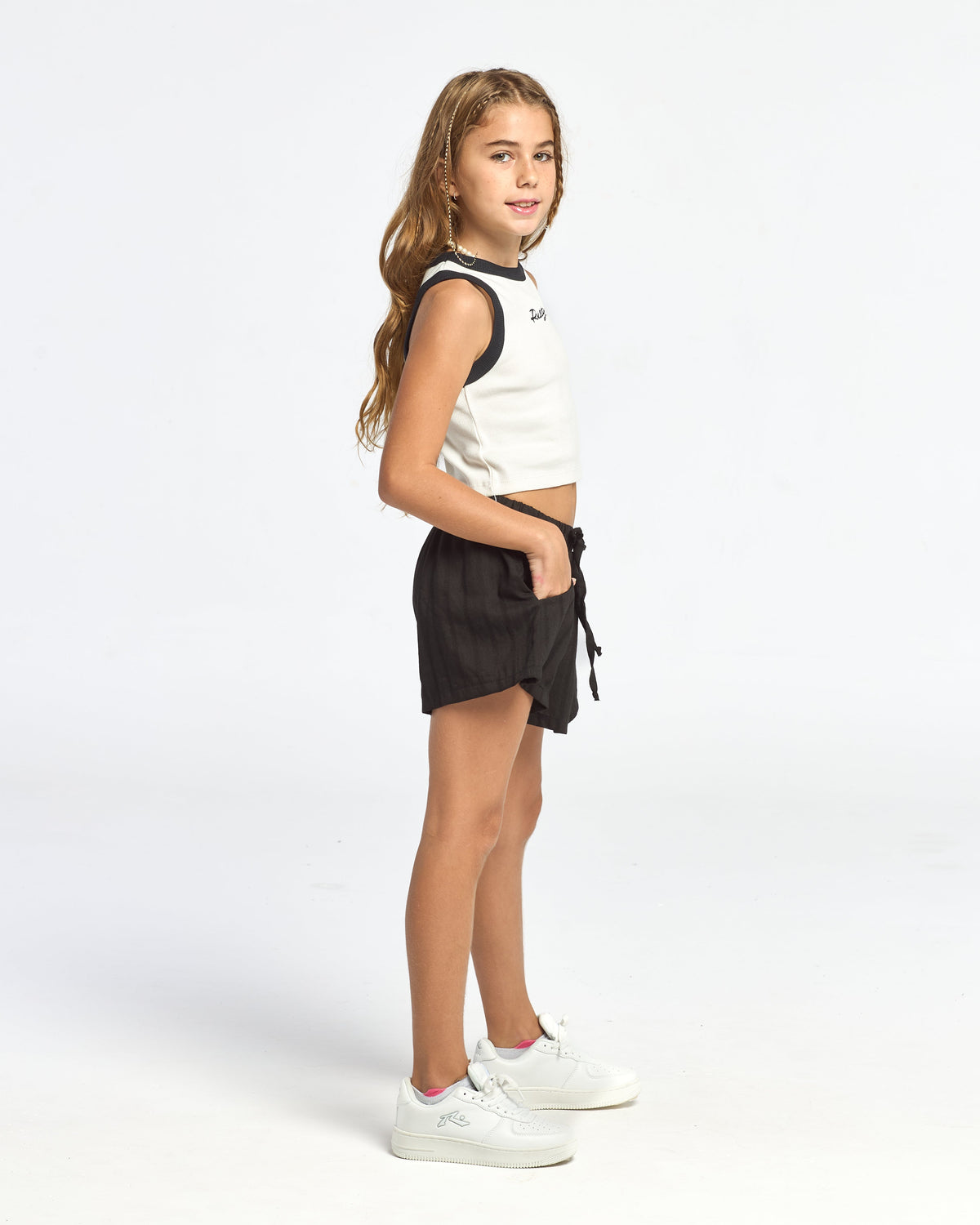 Musculosa Brand Racer 2.0 Tank Girls Ecru