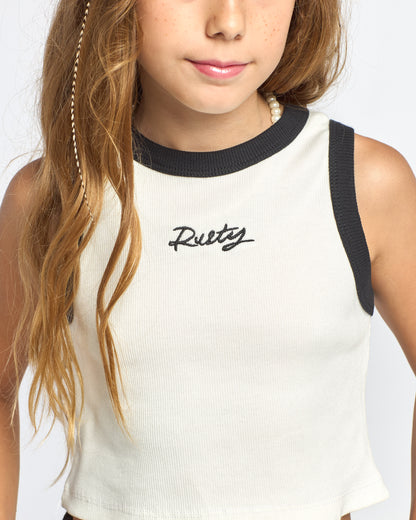 Musculosa Brand Racer 2.0 Tank Girls Ecru