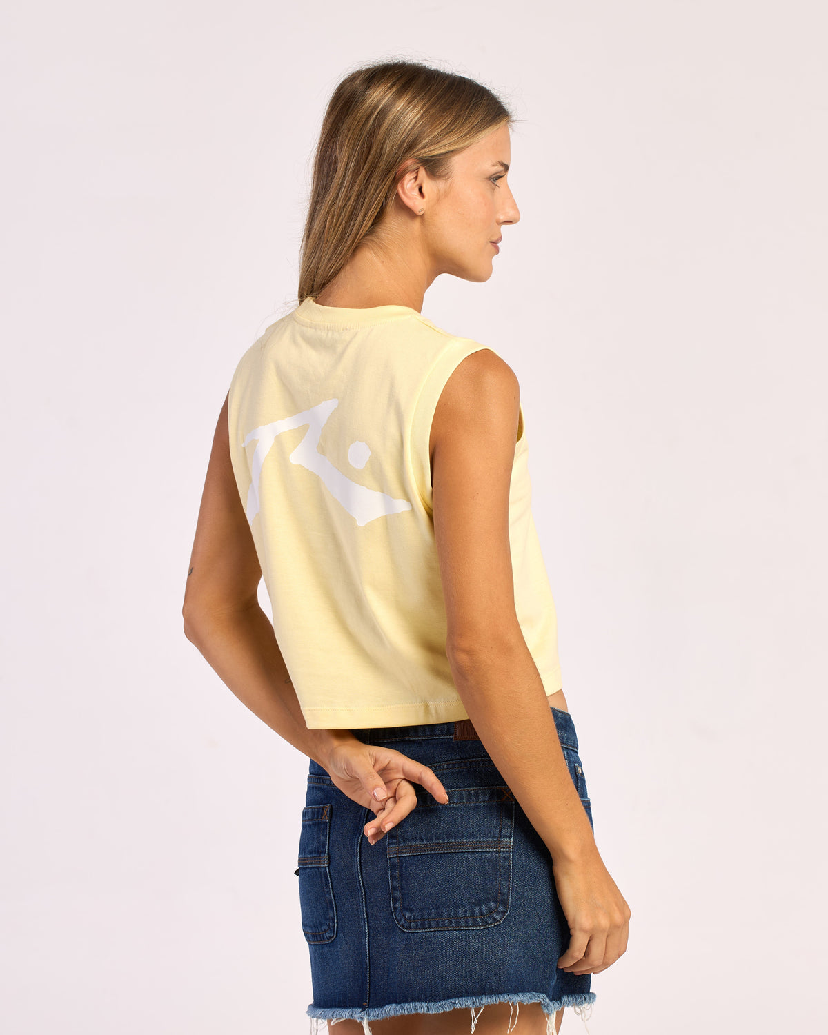 Musculosa Competition Pale Banana