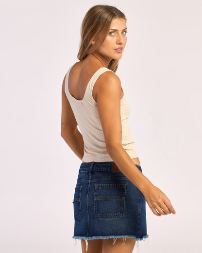 Musculosa Cassian Tank 2.0 Ecru