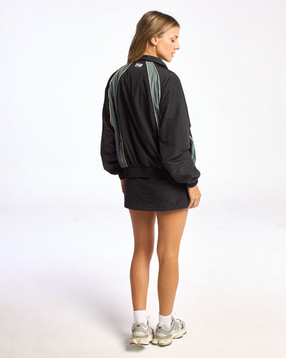Campera liviana Olympia Zip Through Jacket Black
