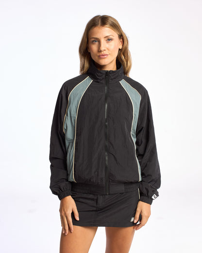 Campera liviana Olympia Zip Through Jacket Black