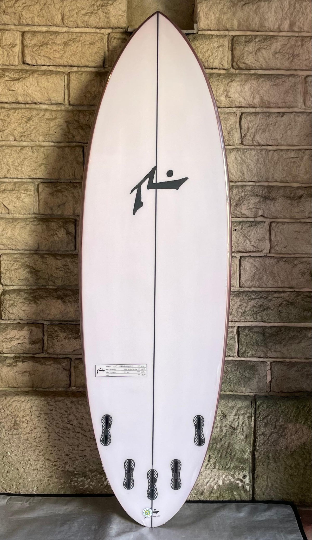 Surfboard Rusty DWART 5.11 Marron