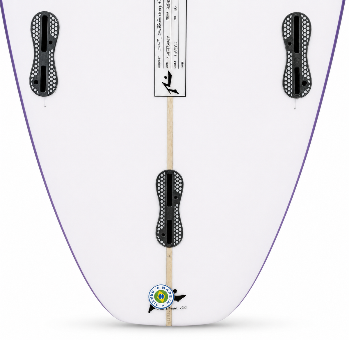 Surfboard Rusty MINI-TANKER 8.2 Violeta