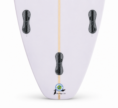Surfboard Rusty MINI-TANKER 8.4 Blanca