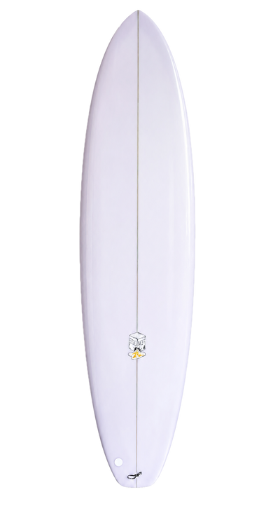 Surfboard Rusty EGG NOT 6.8 Blanca Round