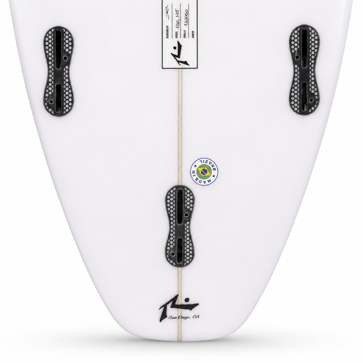 Surfboard Rusty EGG NOT 6.8 Blanca Squash