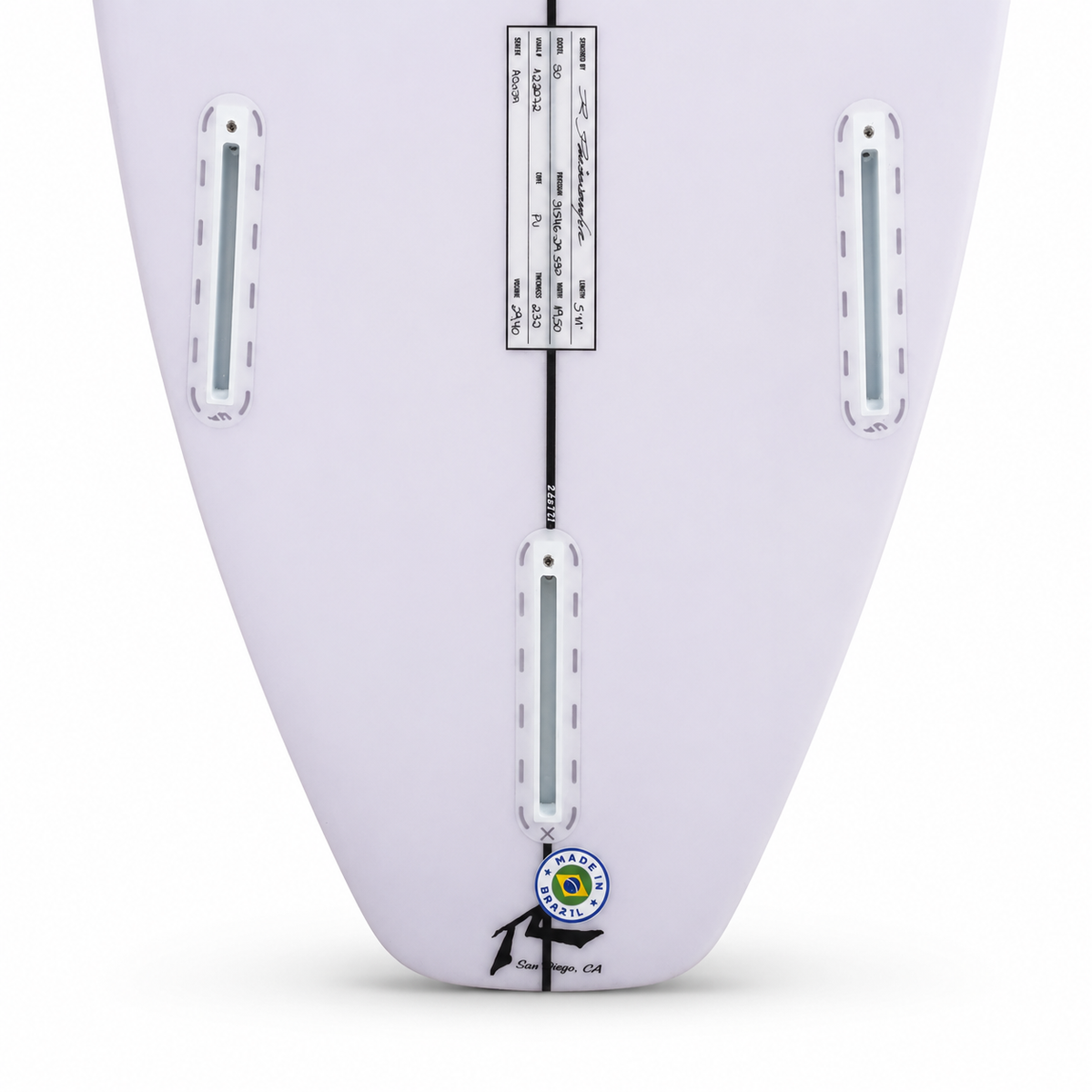 Surfboard Rusty SD 5.11 Blanca