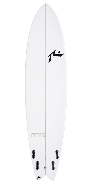 Surfboard Rusty MOBY FISH 7.4 Blanca