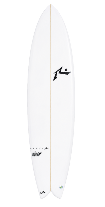 Surfboard Rusty MOBY FISH 7.4 Blanca