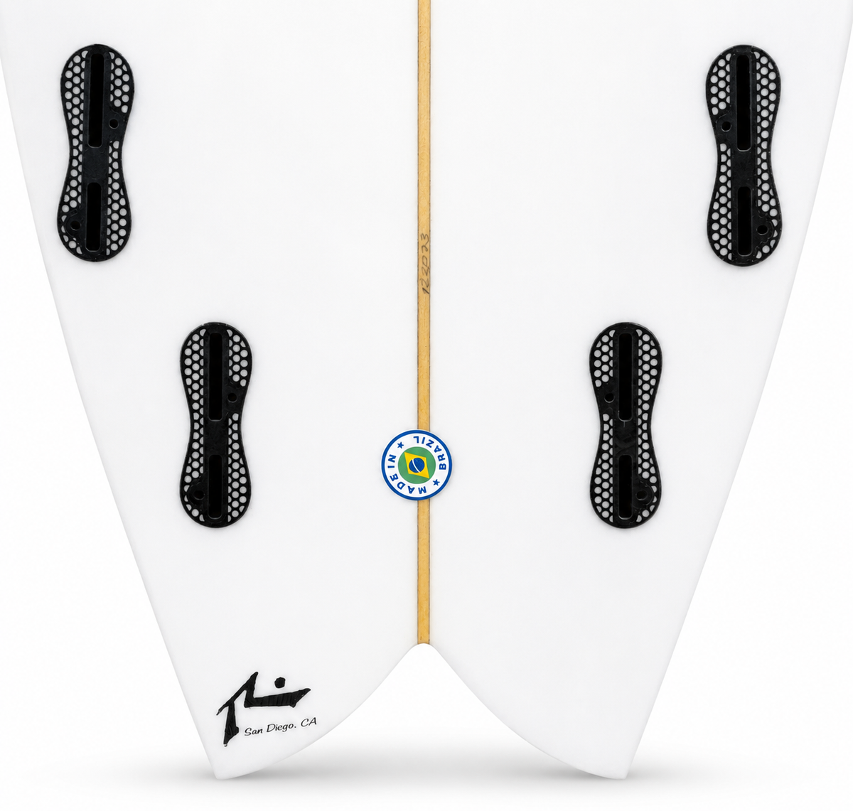 Surfboard Rusty MOBY FISH 7.4 Blanca