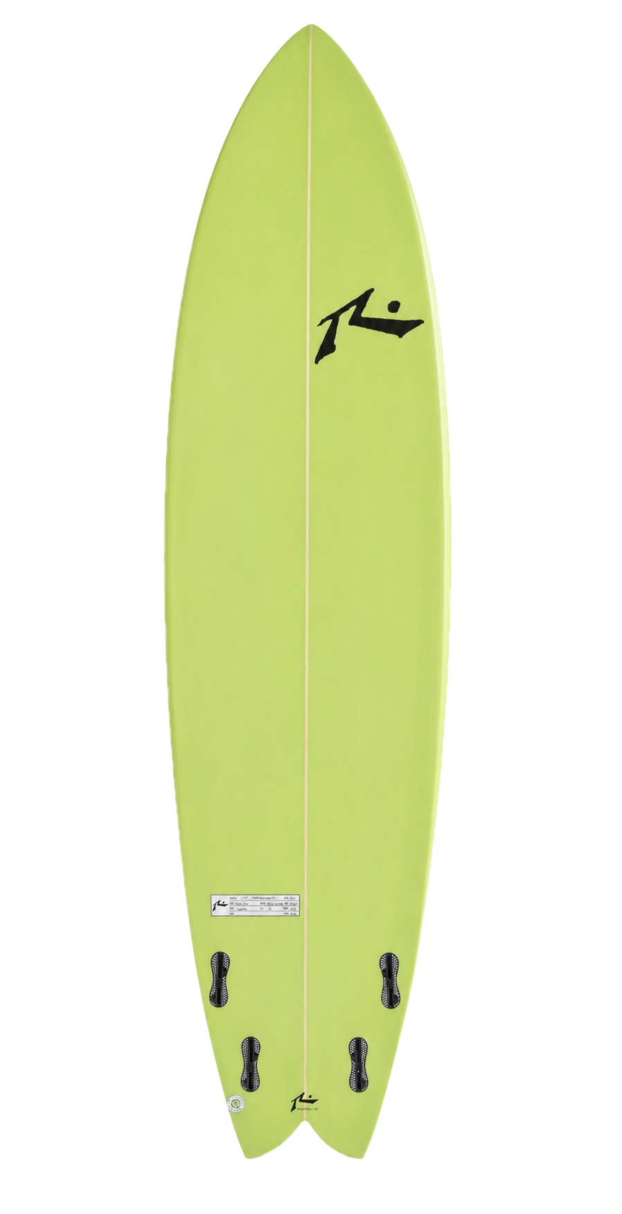 Surfboard Rusty MOBY FISH 7.4 Verde