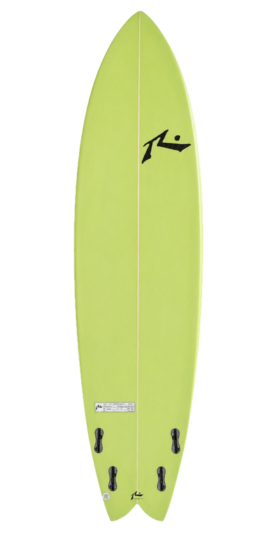 Surfboard Rusty MOBY FISH 7.4 Verde