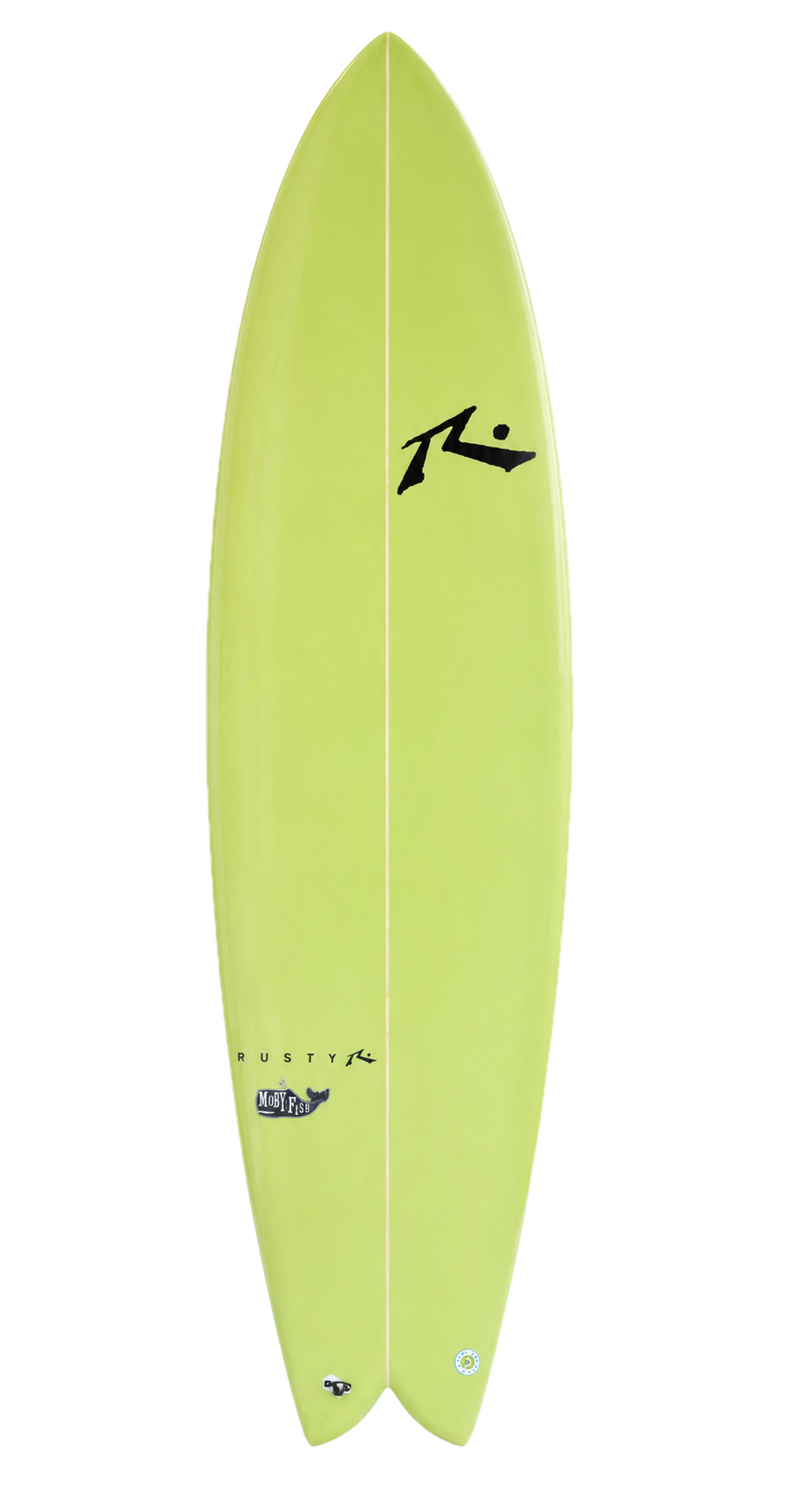 Surfboard Rusty MOBY FISH 7.4 Verde