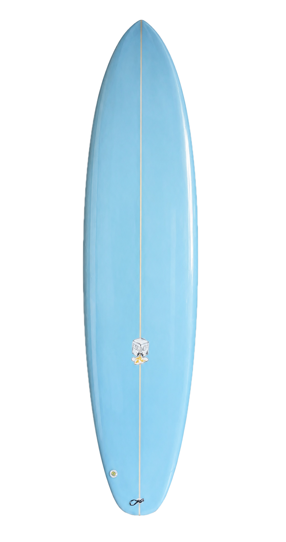 Surfboard Rusty EGG NOT 7.2 Celeste