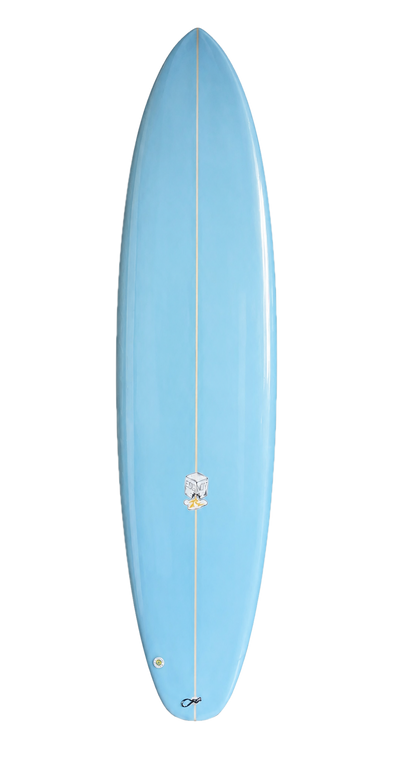 Surfboard Rusty EGG NOT 7.2 Celeste