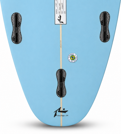 Surfboard Rusty EGG NOT 7.2 Celeste