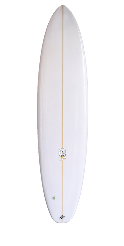 Surfboard Rusty EGG NOT 7.2 Blanca