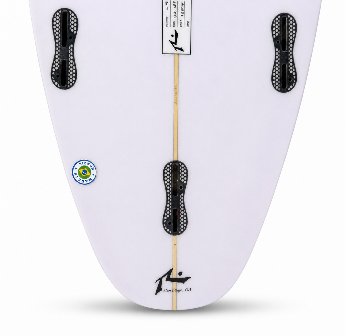 Surfboard Rusty EGG NOT 7.2 Blanca