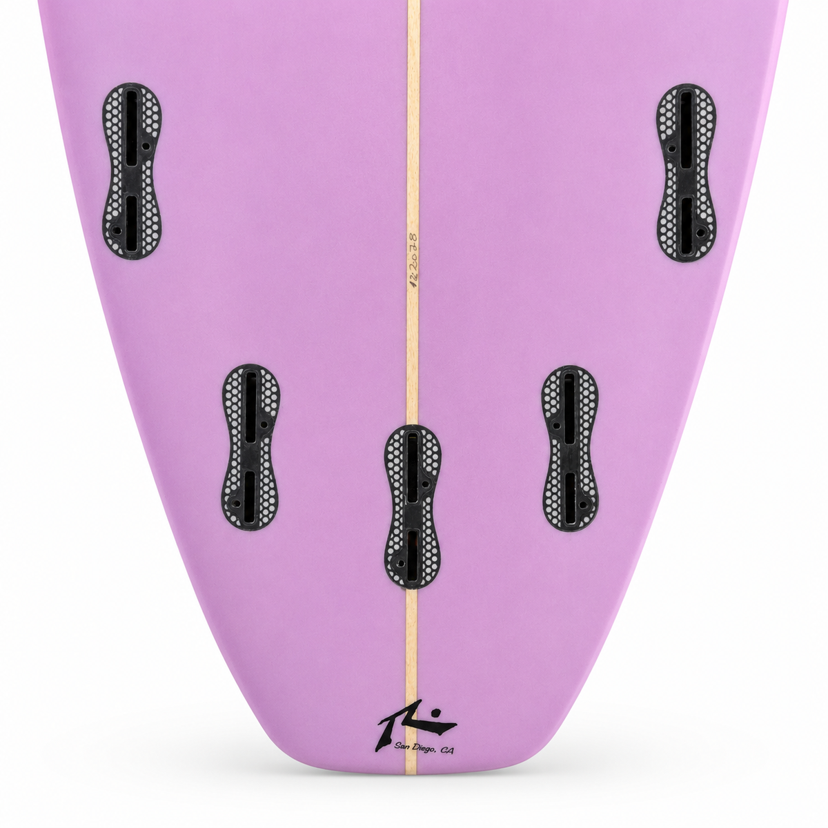 Surfboard Rusty MINI-TANKER 8.4 Lila