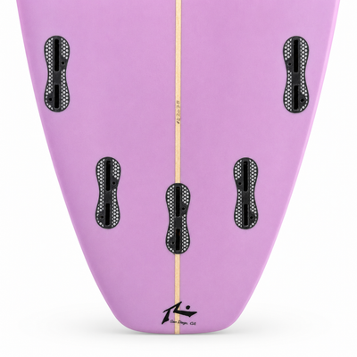 Surfboard Rusty MINI-TANKER 8.4 Lila