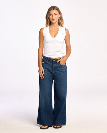 Jean New Wendy High Rise Deep Sea Blue