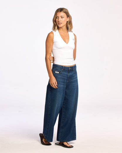 Jean New Wendy High Rise Deep Sea Blue