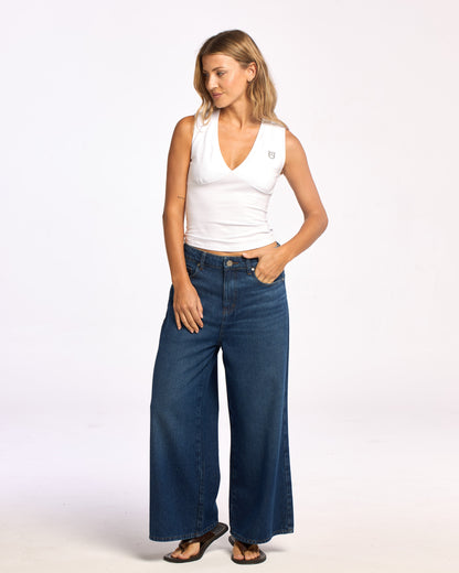 Jean New Wendy High Rise Deep Sea Blue