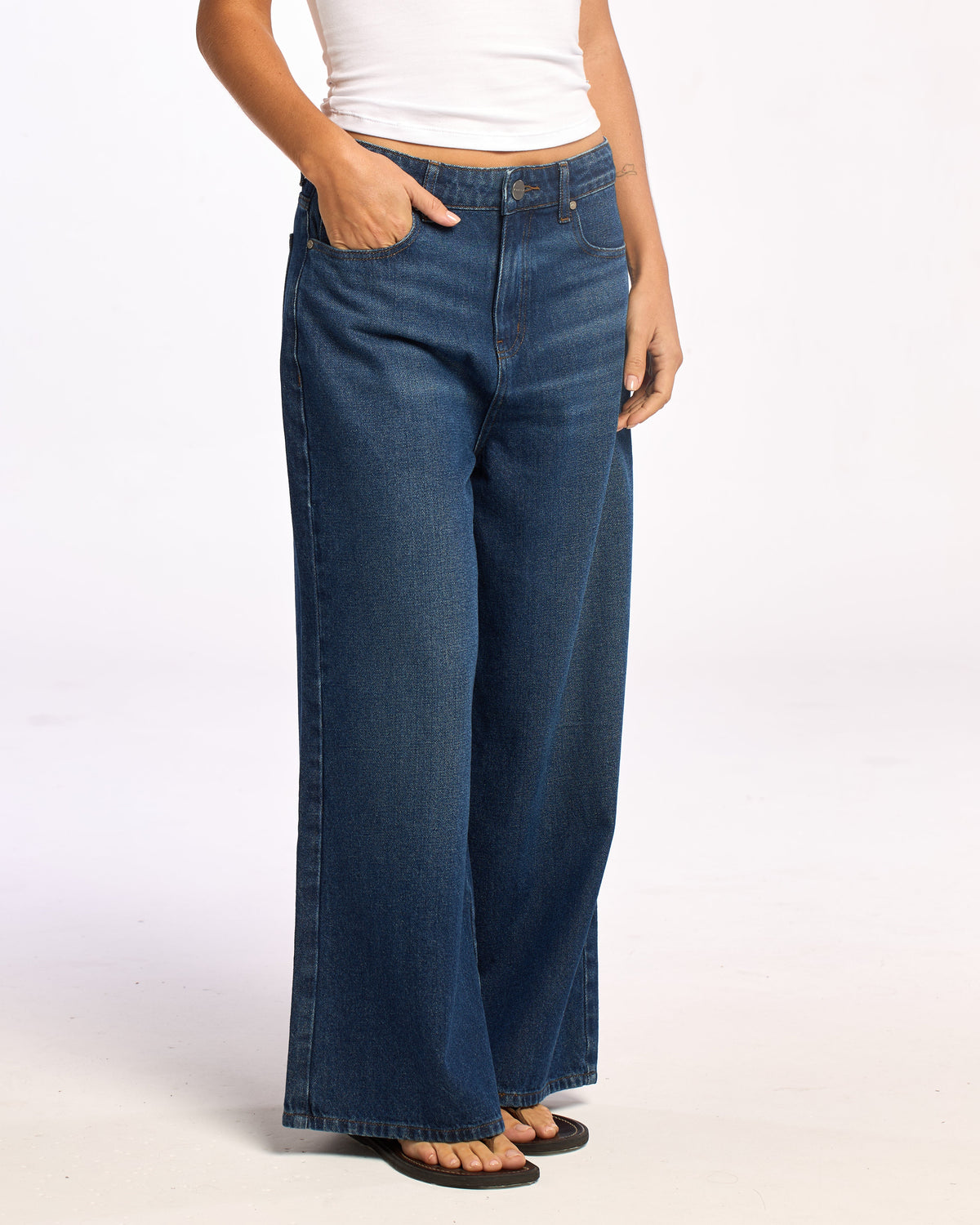 Jean New Wendy High Rise Deep Sea Blue