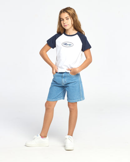 Short Urbano Flip Girl 2.0 Denim Jort Girls Blue