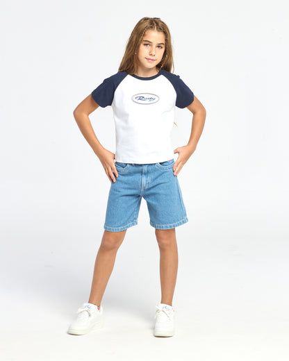 Short Urbano Flip Girl 2.0 Denim Jort Girls Blue