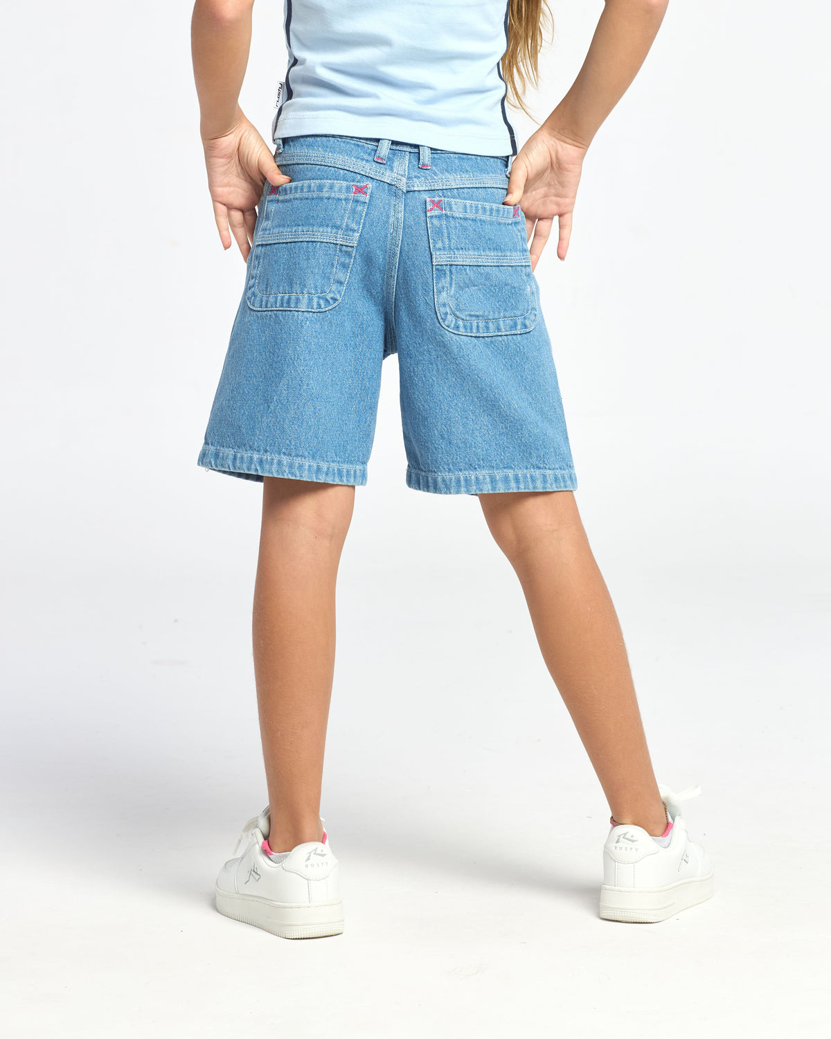 Short Urbano Flip Girl 2.0 Denim Jort Girls Blue