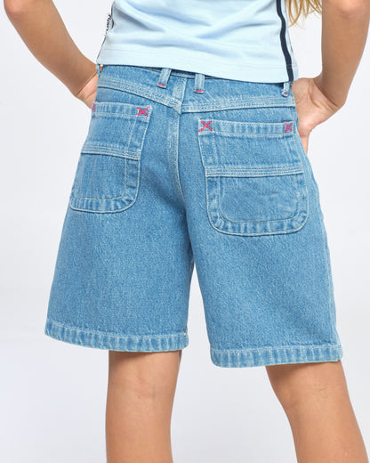 Short Urbano Flip Girl 2.0 Denim Jort Girls Blue