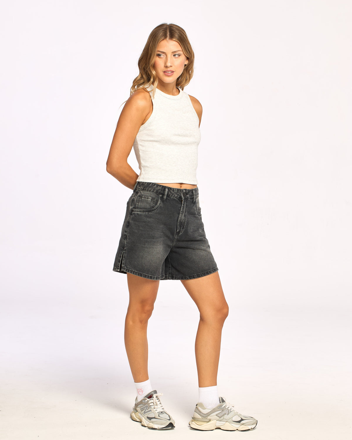 Bermuda Bronks Summer Denim Blasted Black